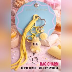 💛 Labubu-Style Bag Charm | Purse Accessory. If you know, you know 👀✨